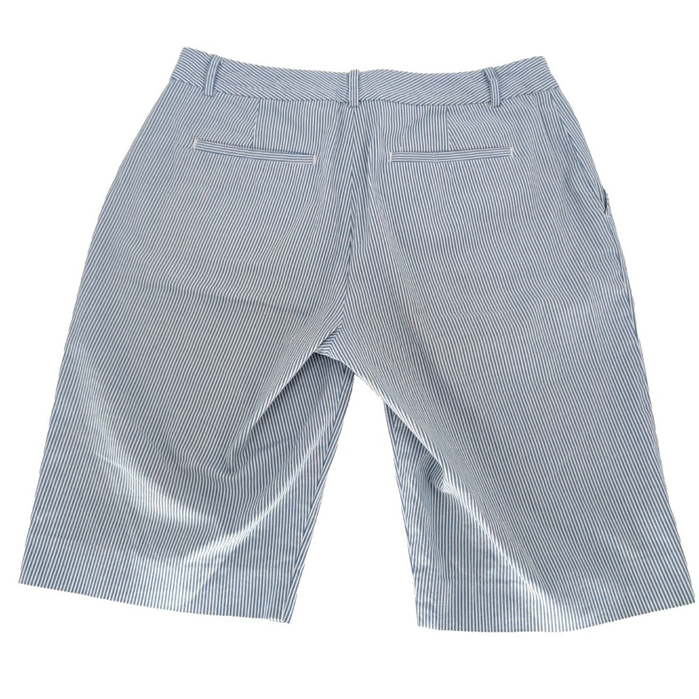 LRL Ralph Lauren‎ Active Blue White Stripe Bermuda Shorts Classic Preppy Golf 4 - Picture 3 of 12
